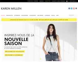 Page d'accueil de Karen Millen