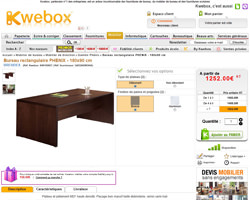 Une fiche produit de Kwebox