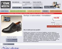 Une fiche produit de L'Homme Moderne