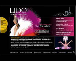 Page d'accueil de Le LIDO