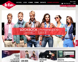 Page d'accueil de Lee Cooper