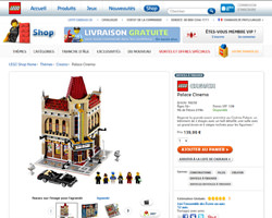 Une fiche produit de Lego