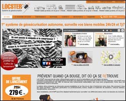 Page d'accueil de Locster