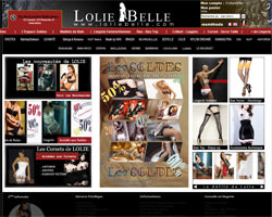 Page d'accueil de Lolie Belle