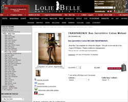 Une fiche produit de Lolie Belle