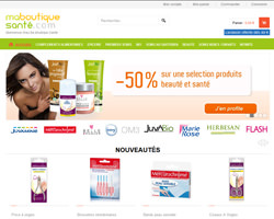 Page d'accueil de Ma boutique sant�