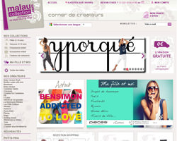 Page d'accueil de Malau collection