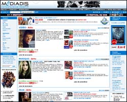 Page d'accueil de Mediadis Page d'accueil de Mediadis