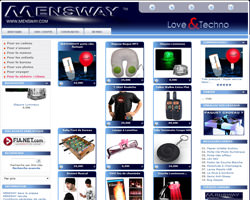 Page d'accueil de Mensway