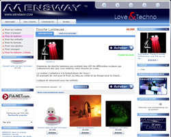 Une fiche produit de Mensway