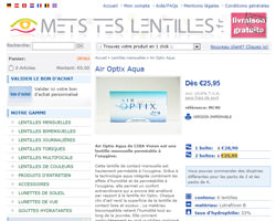 Une fiche produit de Mets Tes Lentilles