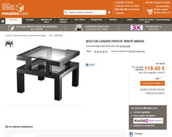 Une fiche produit de Meubles.com