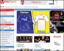 Réduction MisterSport Page d'accueil de MisterSport