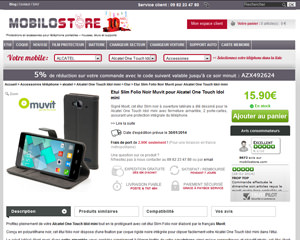 Une fiche produit de Mobilostore