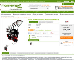 Une fiche produit de Monsieur Golf