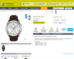 Une fiche produit de Montres and Co