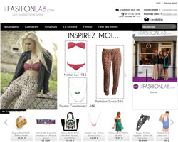 Page d'accueil de My Fashion Lab