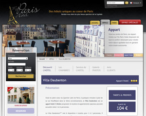 Une fiche produit de My Paris Hotel