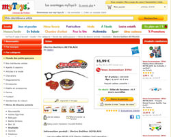 Une fiche produit de Mytoys