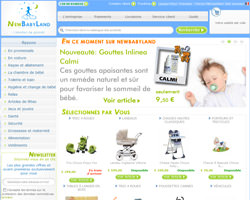 Page d'accueil de Newbabyland