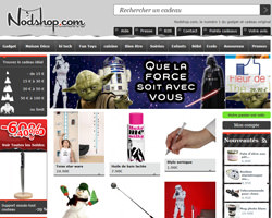 Page d'accueil de NodShop