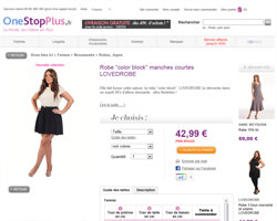 Une fiche produit de One Stop Plus