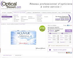 Une fiche produit de Optical Discount