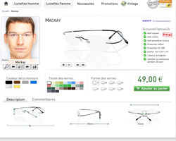 Une fiche produit de Opticien24