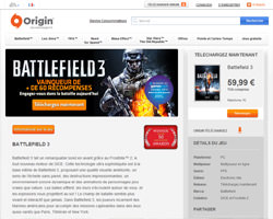 Une fiche produit de Origin