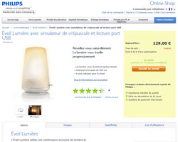 Une fiche produit de Philips