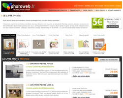 Une fiche produit de Photoweb