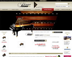 Une fiche produit de Piano Shop