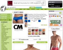 Une fiche produit de Planet Undies