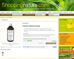 Une fiche produit de Shopping nature