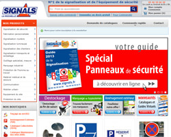 Page d'accueil de Signals