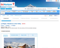 Une fiche produit de Ski Horizon