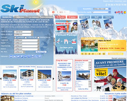 Page d'accueil de Ski Planet