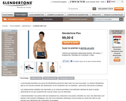 Une fiche produit de Slendertone