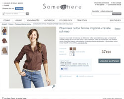 Une fiche produit de Somewhere