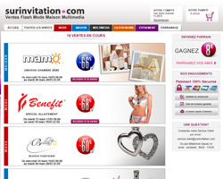 Page d'accueil de Surinvitation.com Page d'accueil de Surinvitation.com