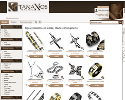 Page d'accueil de Tanaxos Bijoux