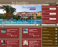 Page d'accueil de Thalasso Issambres