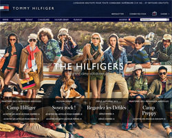 Page d'accueil de Tommy Hilfiger