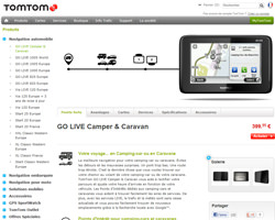 Une fiche produit de TomTom