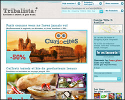Page d'accueil de Tribalista