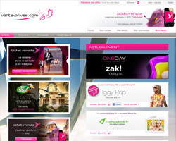 Réduction vente-privee.com Page d'accueil de vente-privee.com