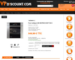 Une fiche produit de VP Discount