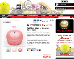 Une fiche produit de Wellbox