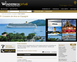 Une fiche produit de Wonderbox privé Une fiche produit de Wonderbox privé