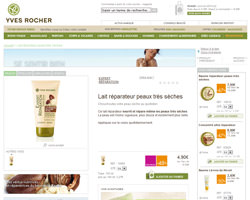 Une fiche produit de Yves Rocher